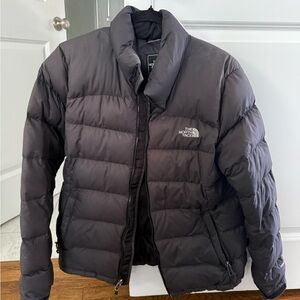 The North Face women’s Black Quilted Puffer goose feather puff Jacket